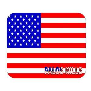  US Flag   Palos Hills, Illinois (IL) Mouse Pad 