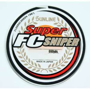   Sunline Super FC Sniper 8 lb x 660 yd Natural Clear