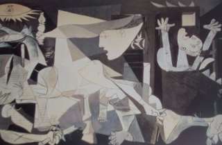 PABLO PICASSO GUERNICA, 1937 LARGE POSTER BOARD PRINT  