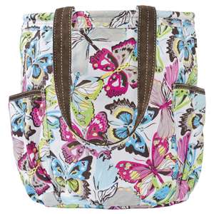 Thirty One 31 RETRO Metro BAG Purse TOTE Flutter BUTTERFLY Hobo NEW 