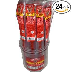 Wild Bills Spicy Stick, 10 Inch, 1.3 Ounce (Pack of 24)  