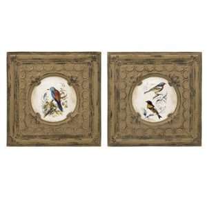  Set of 2 Callie Bird Wall Decor