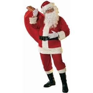   Santa Suit Adult Costume / Red   One Size (Standard): Everything Else