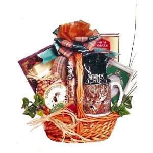 Gone Hunting Gourmet Food Basket   SIZE MEDIUM   Christmas Holiday 