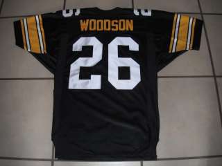 Rod Woodson #26 Pittsburg Steelers 1990s Authentic Wilson Jersey Size 