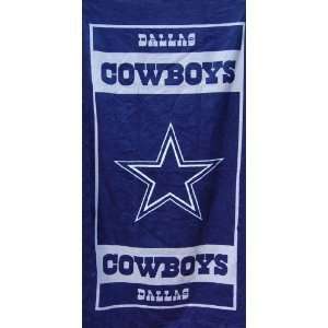  Dallas Cowboys NFL 100% Cotton Fiber Reactive Beach Towel 