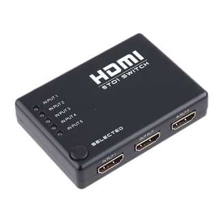 Infrared IR remote 5 port HDMI 1.3b amplifier switcher, switching HDMI 