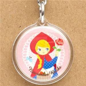    cute circular Little Red Riding Hood keychain Japan: Toys & Games