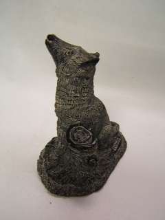 Aardvark Canada Soapstone figurine Dog Wolf 1972  