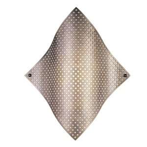   Nickel Wall Sconce with Perforated Shade with White Diffuser P5770 084