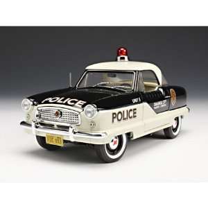  1959 Metropolitan 1500 Orange City Police 1/18 Diecast Car 