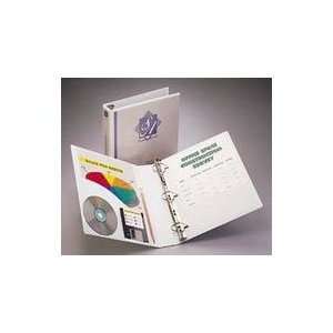  Deluxe Print Wont Stick D Ring View Binder, 1 Capacity 