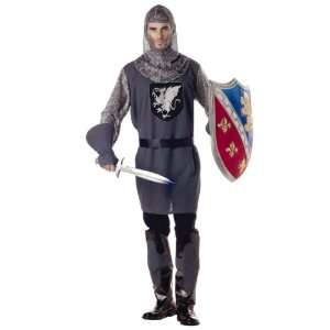 Lets Party By California Costumes Valiant Knight Adult Costume / Gray 
