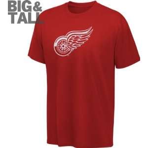  Detroit Red Wings Big and Tall Logo Tee: Sports & Outdoors