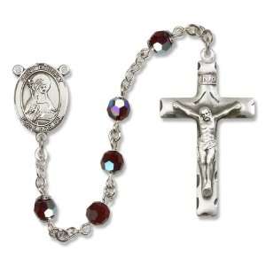 St. Bridget of Sweden Garnet Rosary