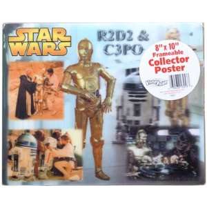 Star Wars 8 x 10 C3PO and R2D2 Classic Hologram 