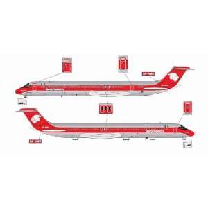  Jet X Aeromexico MD 80 XA AMO Chrome Model Airplane 