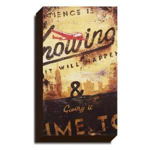  Rodney White Patience Canvas Wall Art   21 x 36: Home 