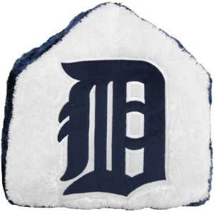  Detroit Tigers White 16 Inch Team Logo Home Plate Plush 