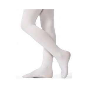  Danskin White Opaque Tights Sz 4 6 [Toy] 