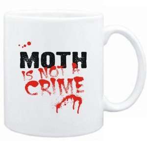  Mug White  Being a  Moth is not a crime  Animals 