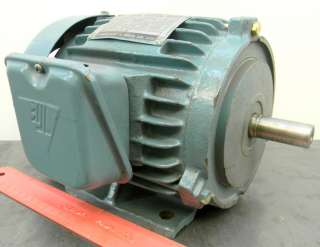   ELECTRIC INDUCTION MOTOR 1 HP 1700 RPM 3 PH 220/440 VOLT USED  
