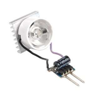  MR16 3W White LED Light Bulb + Lens + Power Driver + Heat 