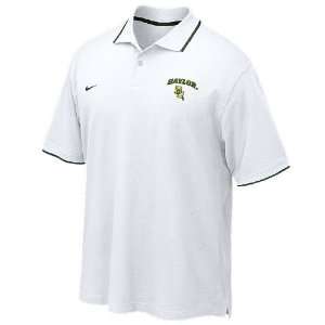   : Nike Baylor Bears White Cotton Pique Polo Shirt: Sports & Outdoors