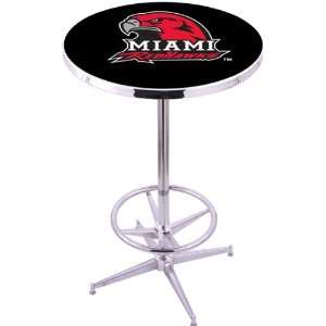  Miami University Pub Table with 216 Style Base: Home 