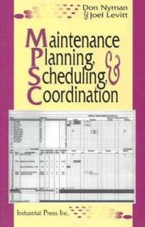   and Scheduling by Don Nyman, Industrial Press, Inc.  Paperback