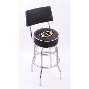  Boston Bruins 30 Double ring swivel bar stool with Chrome 