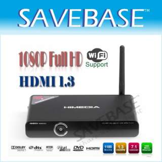   HD Network Media Player HD600A TV BOX WiFi 256 MB DDR2/500MHz HDMI