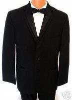Black Trilogy 2 button Notch Tuxedo Jacket Prom 50R  