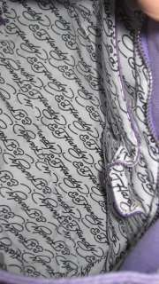 Authentic Ed Hardy Purple Becca Handbag   New w/Tags  