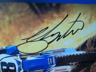 GRANT LANGSTON*SIGNED*AUTOGRAPHED*POSTER*YAMAHA*MOTOCROSS*# 8  