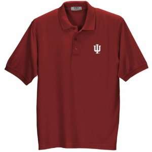    Indiana Hoosiers Cardinal Pique Polo Shirt: Sports & Outdoors