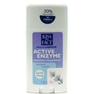  Kiss My Face Deodorant Active Enzyme Lavender 2.48 oz. 30% 