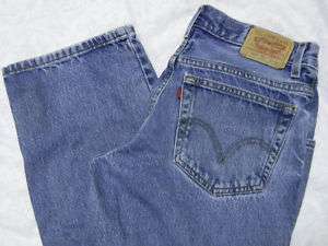 Womans 550 Classic Relaxed Tapered Levi Strauss Jeans  