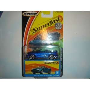   2004 Matchbox Superfast Ford SVT Mustang Cobra Blue #66: Toys & Games
