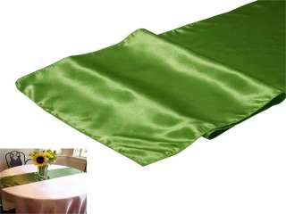 Satin table runner Wedding Supply   26 COLORS  