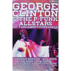  George Clinton Original Concert Poster