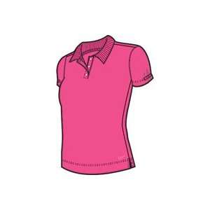   Girls Golf Tech Pique Polos   Spark Bright Pink: Everything Else