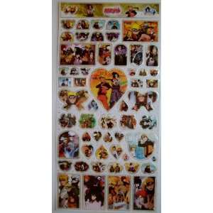 Anime Naruto and Characters Sticker Sheet #2
