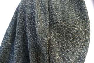   5XL Knit Gold Lurex Yarn Sweater Cardigan Bolero Shrug Green 5X  