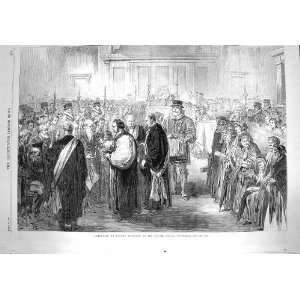  1867 Almsgiving Maundy Thursday Chapel Royal Whitehall 
