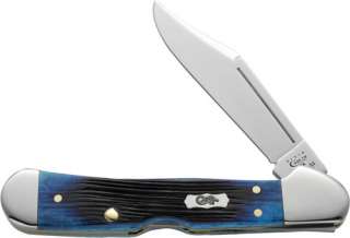 Case Knives Mini CopperLock 3 5/8 Closed Blue Barnboard Clip Knife 