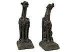 Large Concrete Gargoyle Dog Bookends Hounds Of Hell