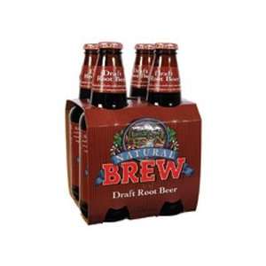 Natural Brew Soda, Draft Root Beer, 6/4/12 Oz:  Grocery 