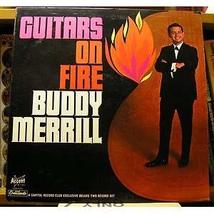  Guitars on Fire, Buddy Merrill, [Lp, Vinyl Record, Accent 