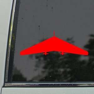  Northrop XN 9M Flying Wing Red Decal Window Red Sticker 